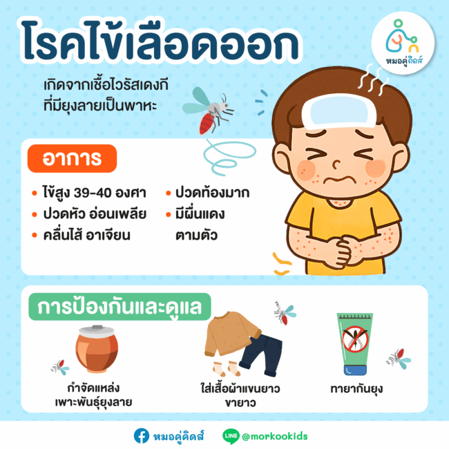 ระวัง โรคไข้เลือดออก หน้าฝน